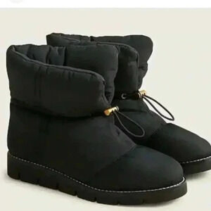 J CREW Elsa puffer boot with Primaloft in black Size